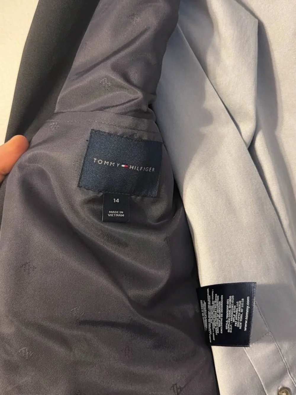 Tommy Hilfiger Boys Suit Size 14 with Calvin Klein Dress Shirt